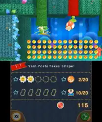 Image n° 1 - screenshots : Poochy & Yoshis Woolly World